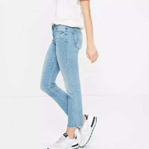 MOTHER Rascal Snippet Straight Leg Jean in Wild at Heart size 26 (2)